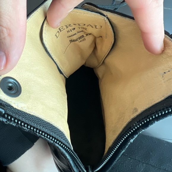 NEW Ostrich Leather Boots by Der Dau New York - Picture 10 of 10